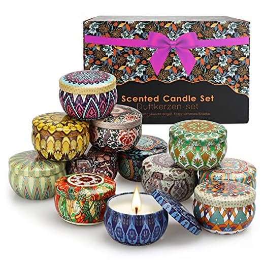 Set Candele Profumate Regalo Donne