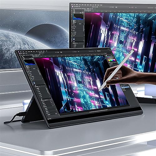 Image of Portable Monitors 15.6-inch IPS 2K 144HZ Cell Phone External Screen Multifunctional Touch Secondary Screen Laptop Expansion Screen Gaming Machine Monitor