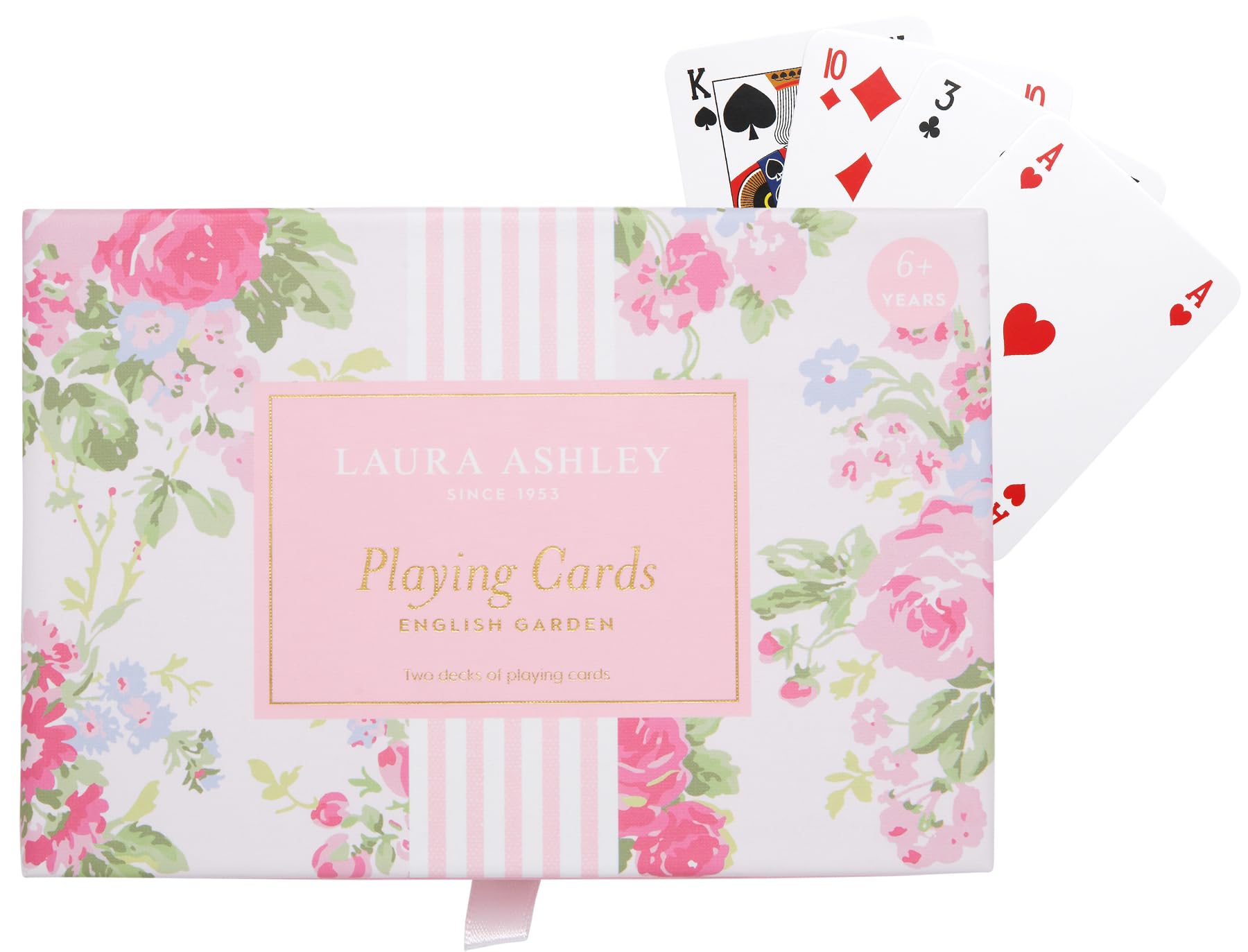 Amazon.com: Laura Ashley English Garden Playing Cards – Set of 2