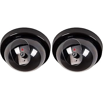 SMARTCAM Dummy CCTV Dome Camera with Blinking Red LED Light for Home/Shop/Office/Lift Security Camera (4) - image, photos