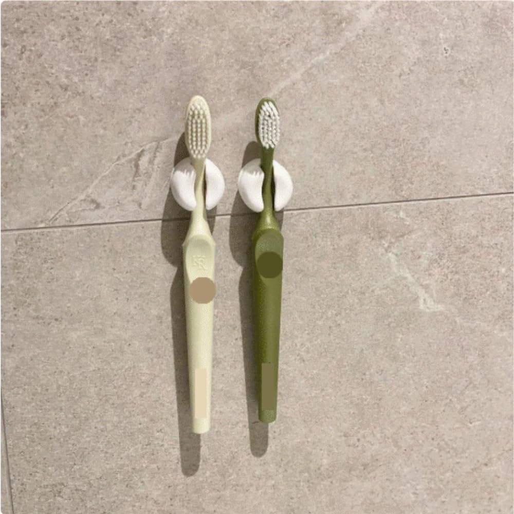 Organizador Cepillos De Dientes Soporte Multifuncional For Cepillos De Dientes con Ventosa For Almacenamiento Montado En La Pared Accesorios De Baño(3pcs)