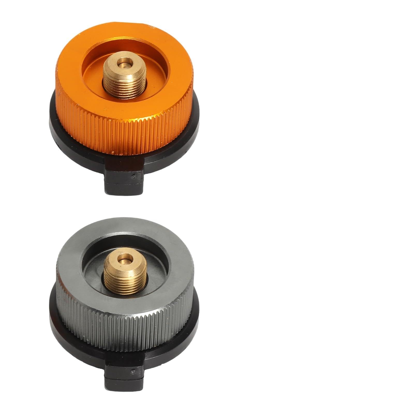 Adapter do kuchenki gazowej, adapter do kuchenki kempingowej, adapter do kartusza gazowego, 2 sztuki, do długich kartuszy gazowych i kuchenek dzielonych z samozamykającym się