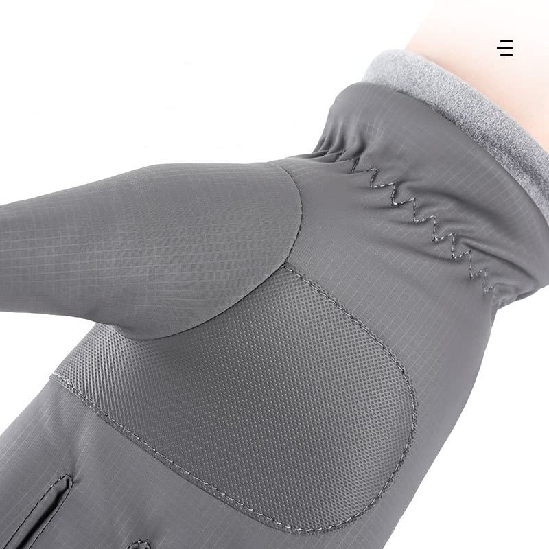 Acheter 1 paire de gants polaires d'hiver pour hommes et femmes, chauds, pour cyclisme en plein air, conduite, coupe-vent, antidérapants, doux et épais