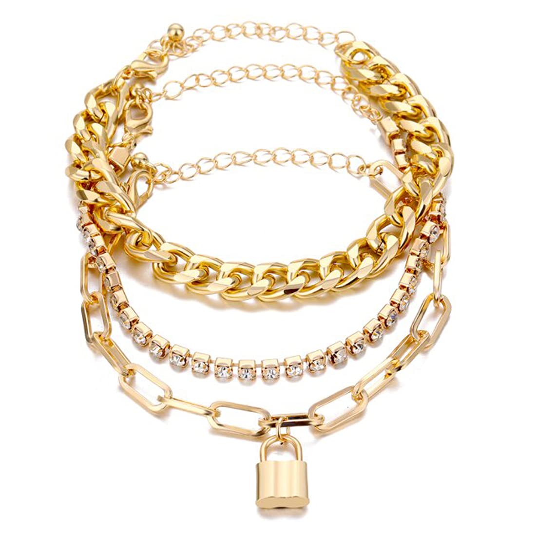 Jewels Galaxy Ravishing Note Love Design Gold Plated Elegant Bracelets for Women/Girls (Style 15) (CT-BNJ-49119) (B09FFKYJWN) Amazon Price History, Amazon Price Tracker