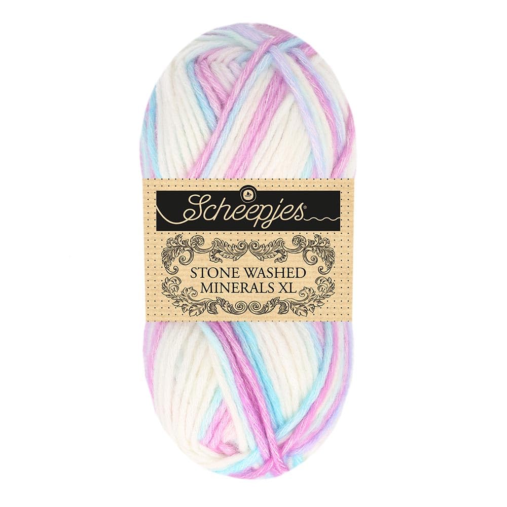 Scheepjes - Scheepjes Stone Washed XL Minerals 907 Amethyst M (75m) Soft Yarn - 1x50g