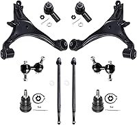 Vista 694 de Detroit Axle - Kit de suspensión frontal de 10 piezas para Dodge Avenger 2008-2014, Chrysler Sebring 2007-2010, 2 brazos de control inferiores, 2