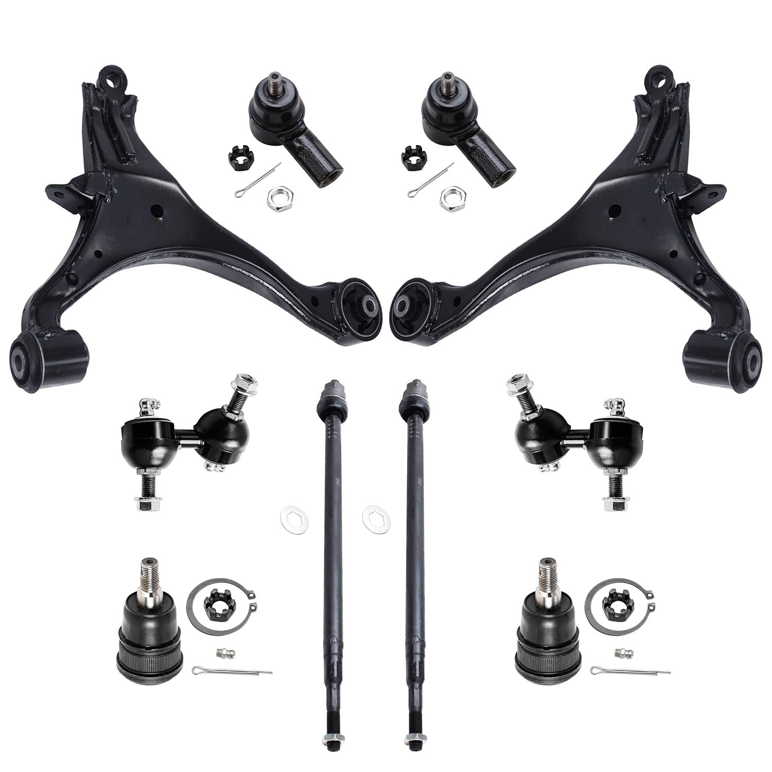 Detroit Axle - Front End 10pc Suspension Kit for 01-05 Honda Civic Acura EL