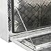 Topeakmart 24 inch Truck Tool Box Aluminum Trailer Truck Pickup Underbody Underbed Tongue Tool Box Storage