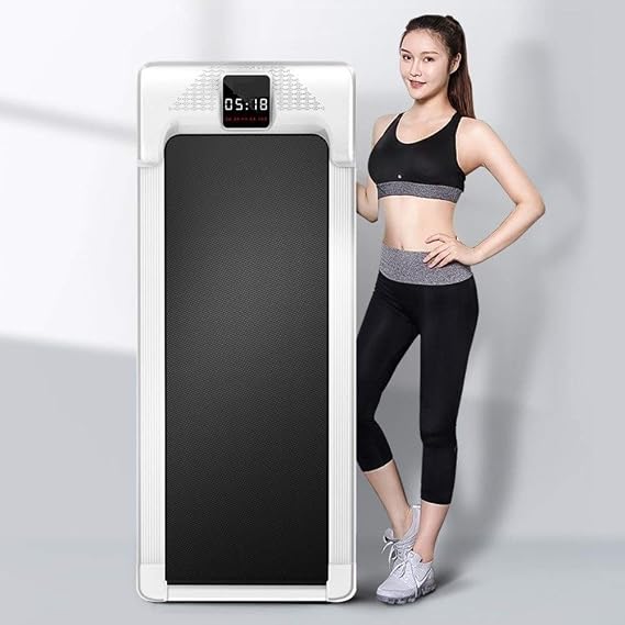 Foldable Treadmill Portable Automatic Treadmill Compact Under Desk Treadmill for Home Gym with Remote Control 1.75Hp Multifunctional Flat Treadmill