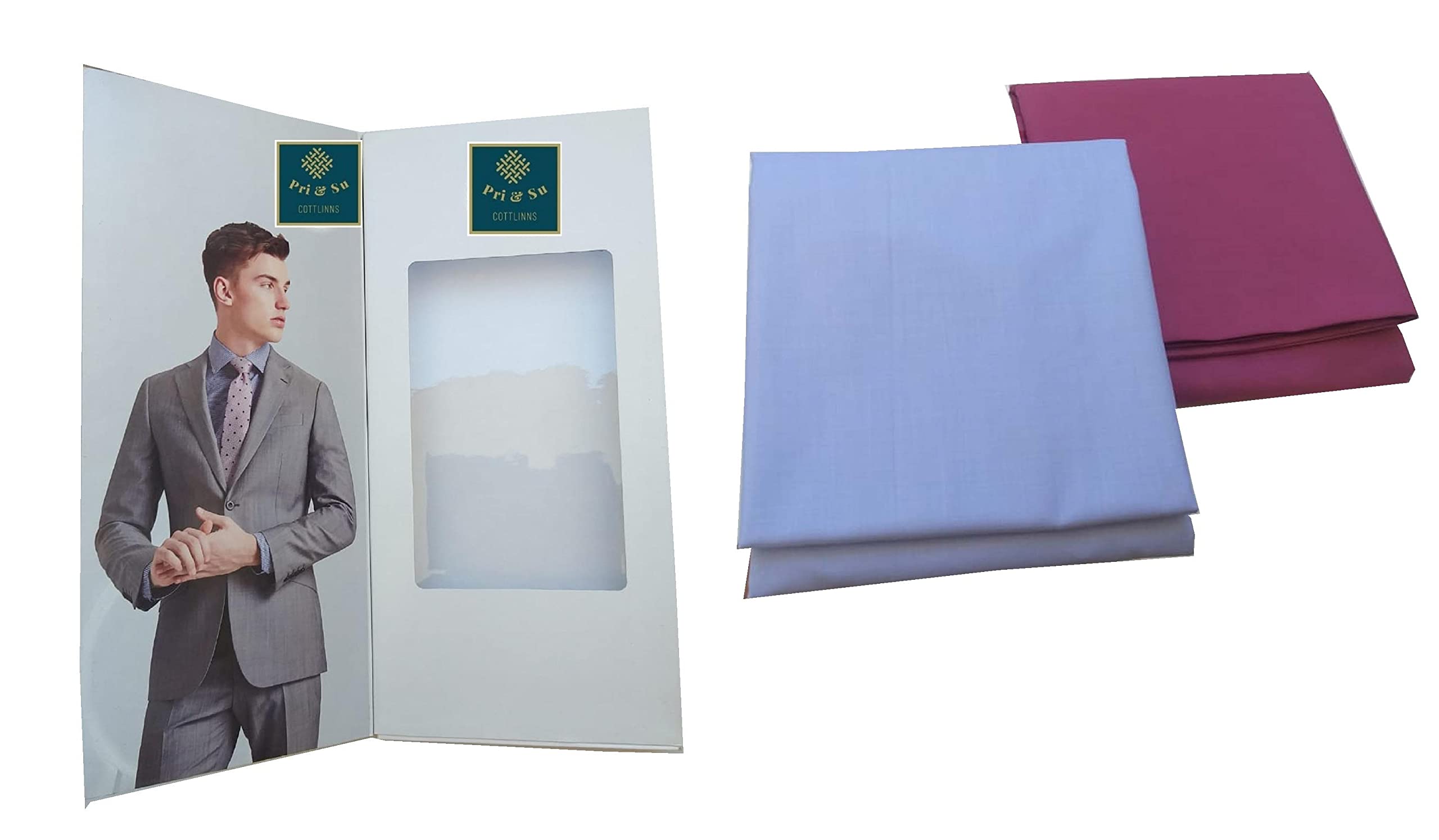 Pri & Su CottLinns Combo of Cotton Shirt 10010 & Trouser 2-picture-46
