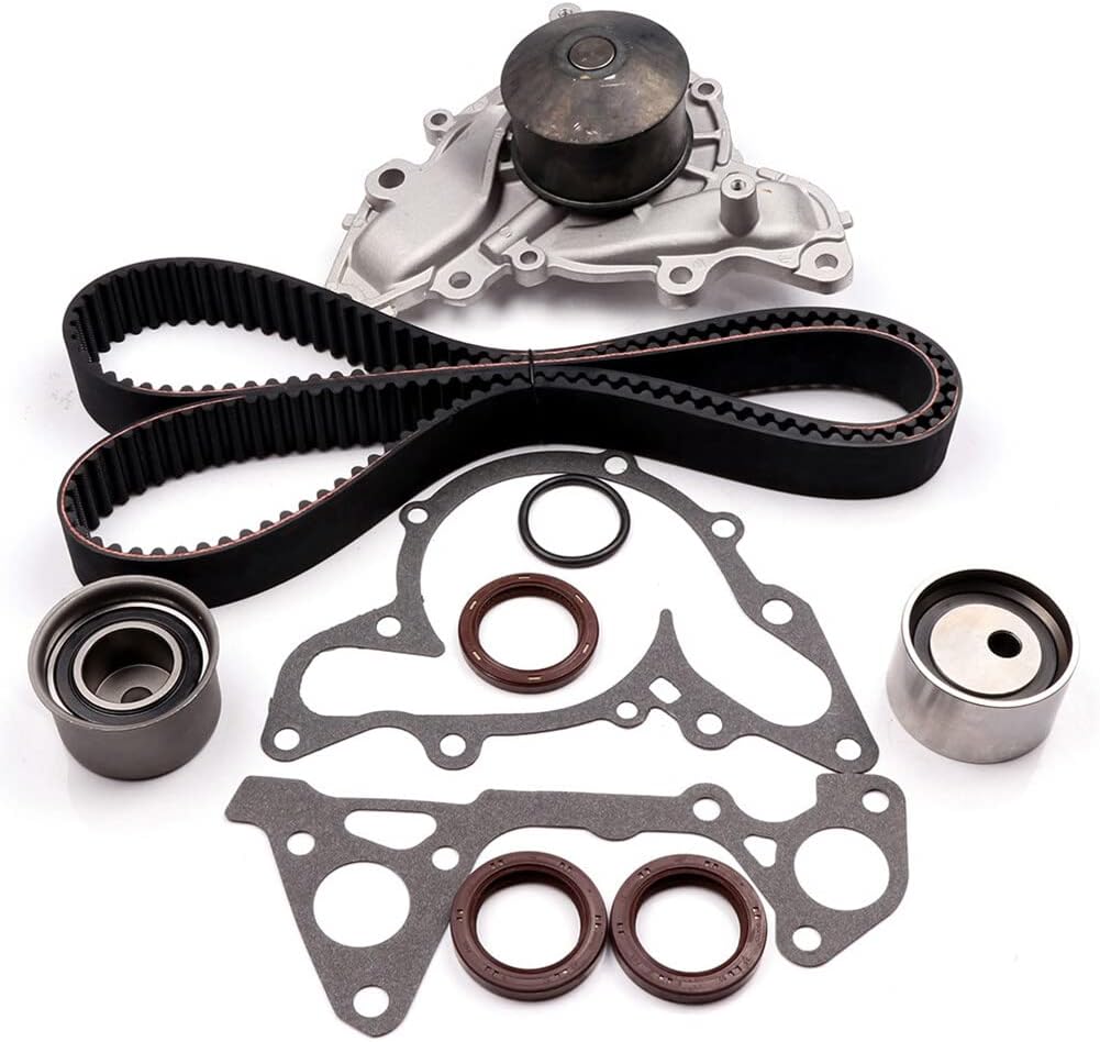 ASAPE PCI:TS26259 Timing Belt Kit with Water Pump Fit for 1995-2000 for Chrysler Cirrus 2.5L 2001-2005 for Mitsubishi Eclipse 3.0L 2001-2005 for Chrysler Sebring 3.0L
