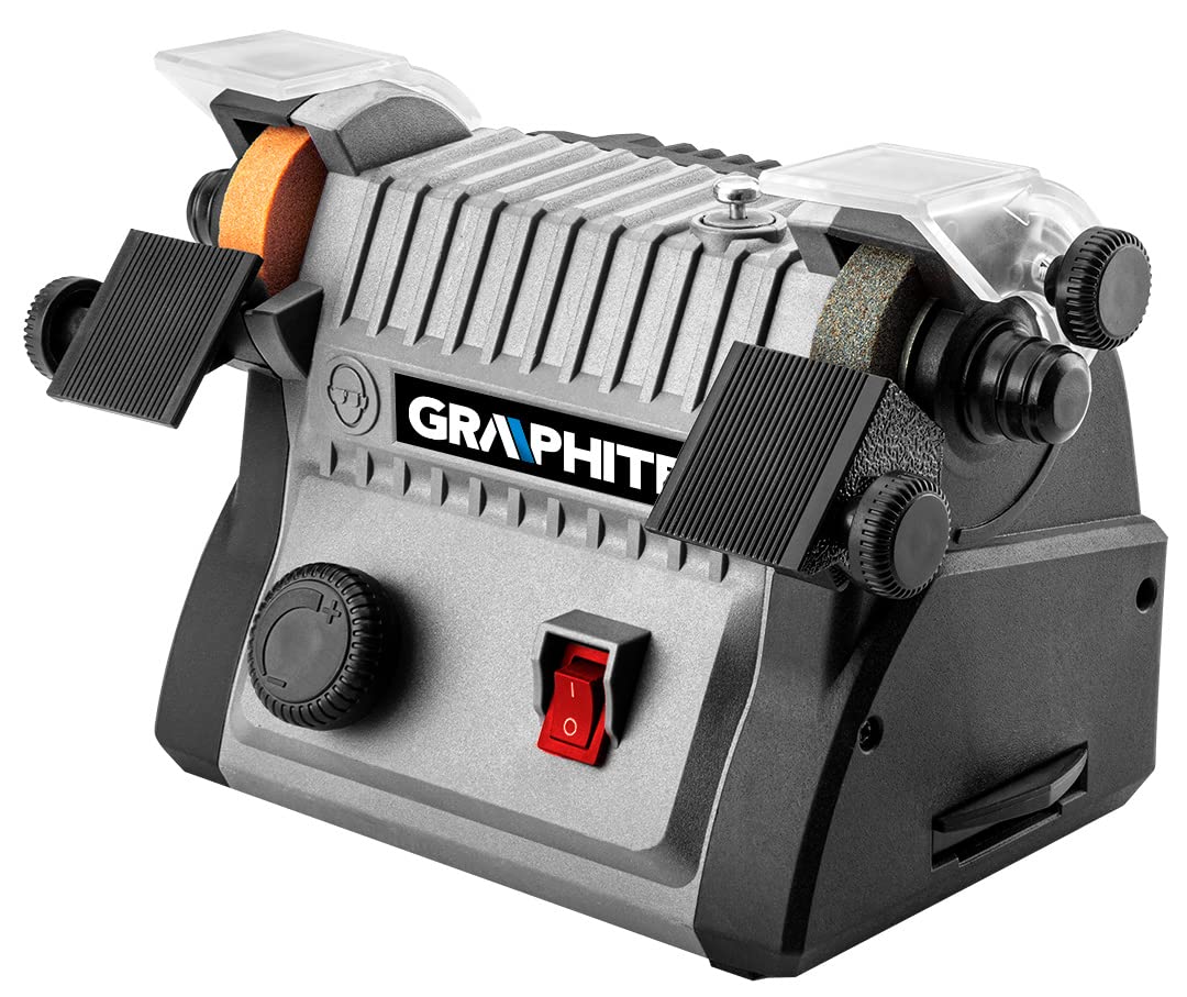 GRAPHITE 3-in-1-Akku-Mini-Schleifmaschine, Schleifmaschine, Polierer