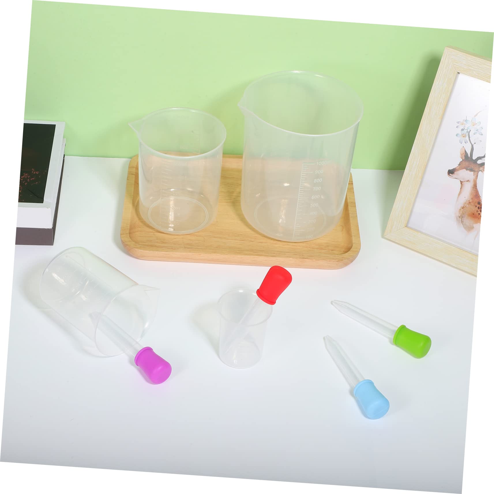 MAGICLULU 12 Piezas Taza Medidora Jarra Medidora Transparente Vaso Medidor De Bebidas Tazas Medidoras De Cocina Jarra De Medición Verter Taza De Medir Tazas De Escala De Medición El Plastico