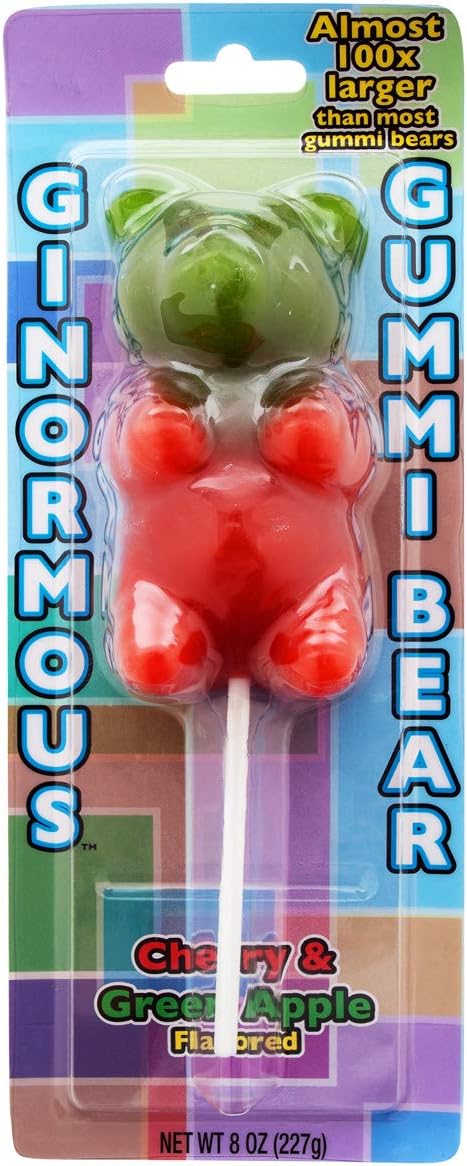 Giant Gummi Bear - 227G 100X Bigger - Strawberry & Raspberry