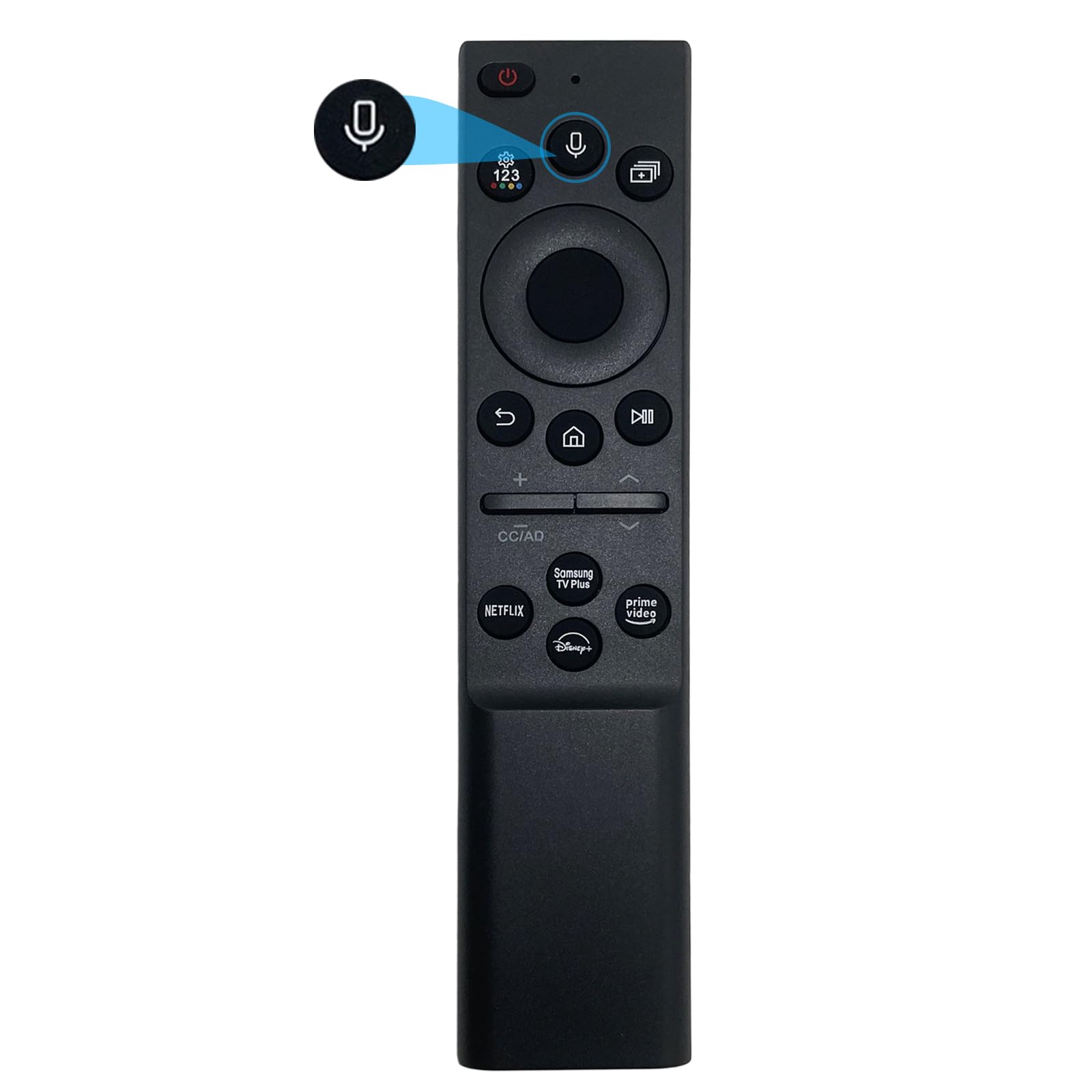 Ombsyej BN59-01385A Voice Remote Replacement for Samsung Smart TV(no Solar) Compatible with Smasung 2018-2022 Crystal UHD QLED The Frame QLED 4K 8K Smart TV