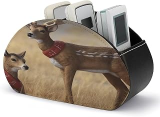 Ground Deer Remote Control Holder with 5 Compartments