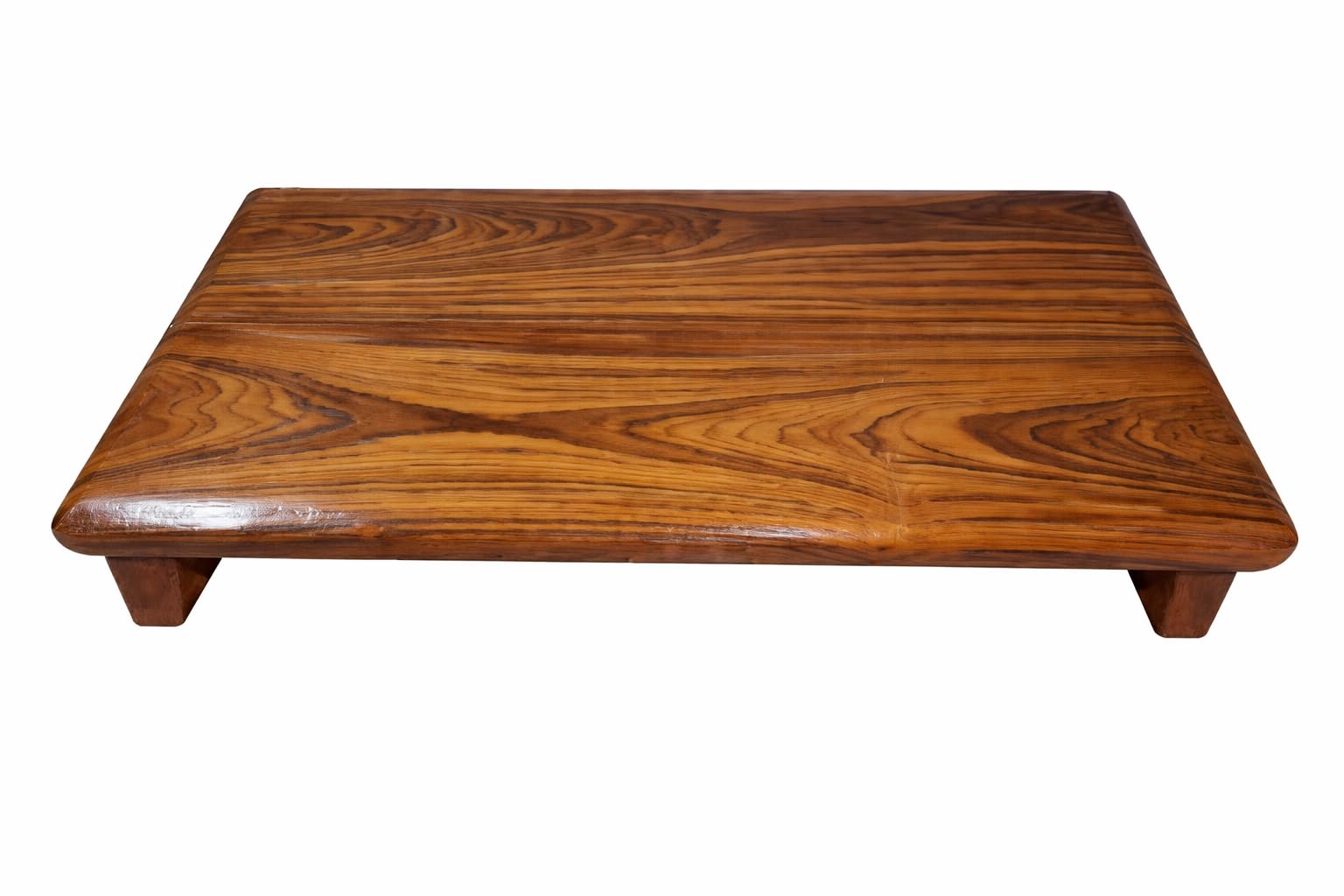 Teak Wood Pooja Asana - Traditional Indian Chowki -6