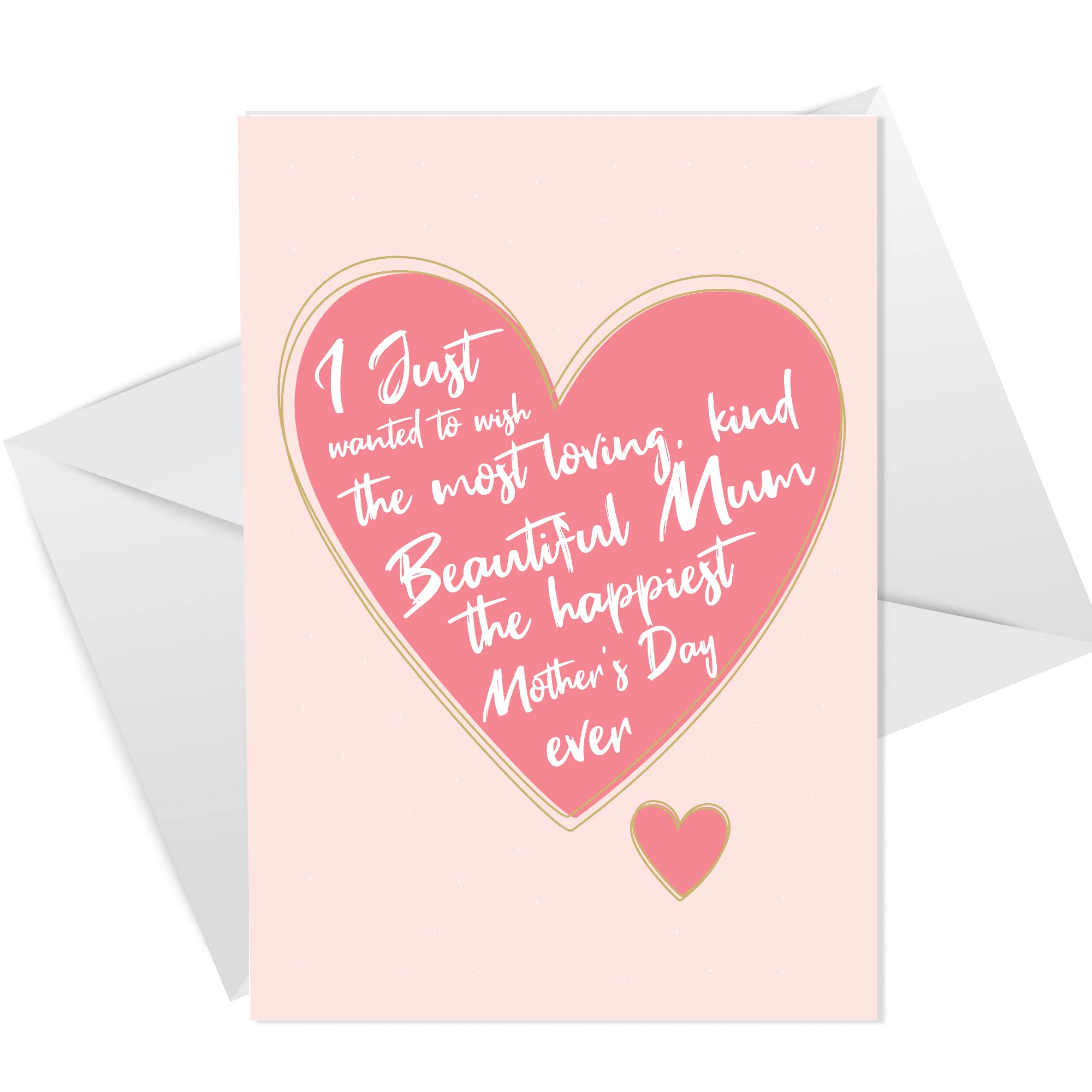 Special Mum Mothers Day Card Heart Card For Mum From Daughter Son Card For Her