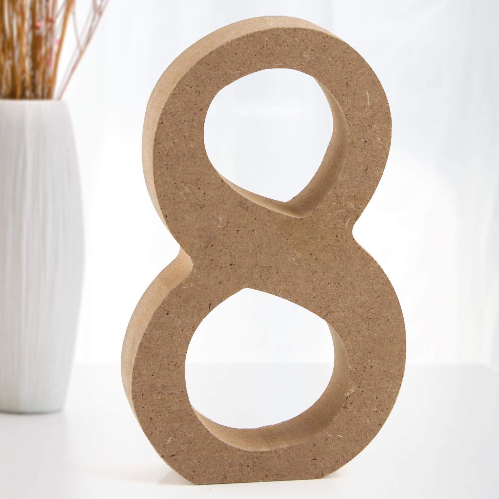 Taozoey Standing Wooden Letters, Wooden Letters for Crafts, DIY Letter, Home Lettering, Untreated Decorations for Home Wall