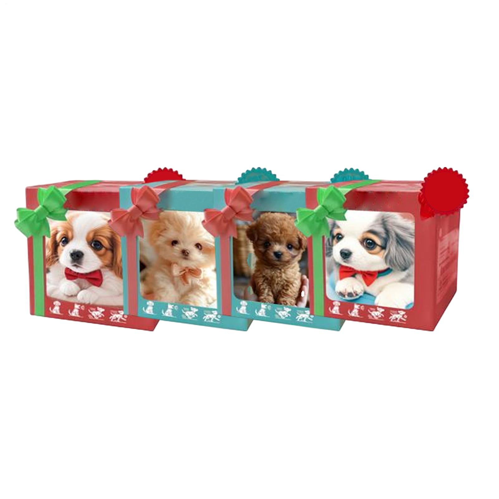 EcoGleam Roboter Hund - Realistischer Animatronischer Welpe | Mit Bellfunktion