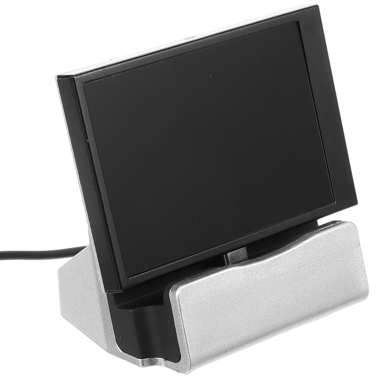 Mipcase Monitor per Case Pc, Display Secondario Usb, Monitor Temperatura Computer, Schermo Ips 3,5" 320x480, Nero, Doppia Porta Usb, Installazione Facile, per CPU Gpu Ram Hdd, Software