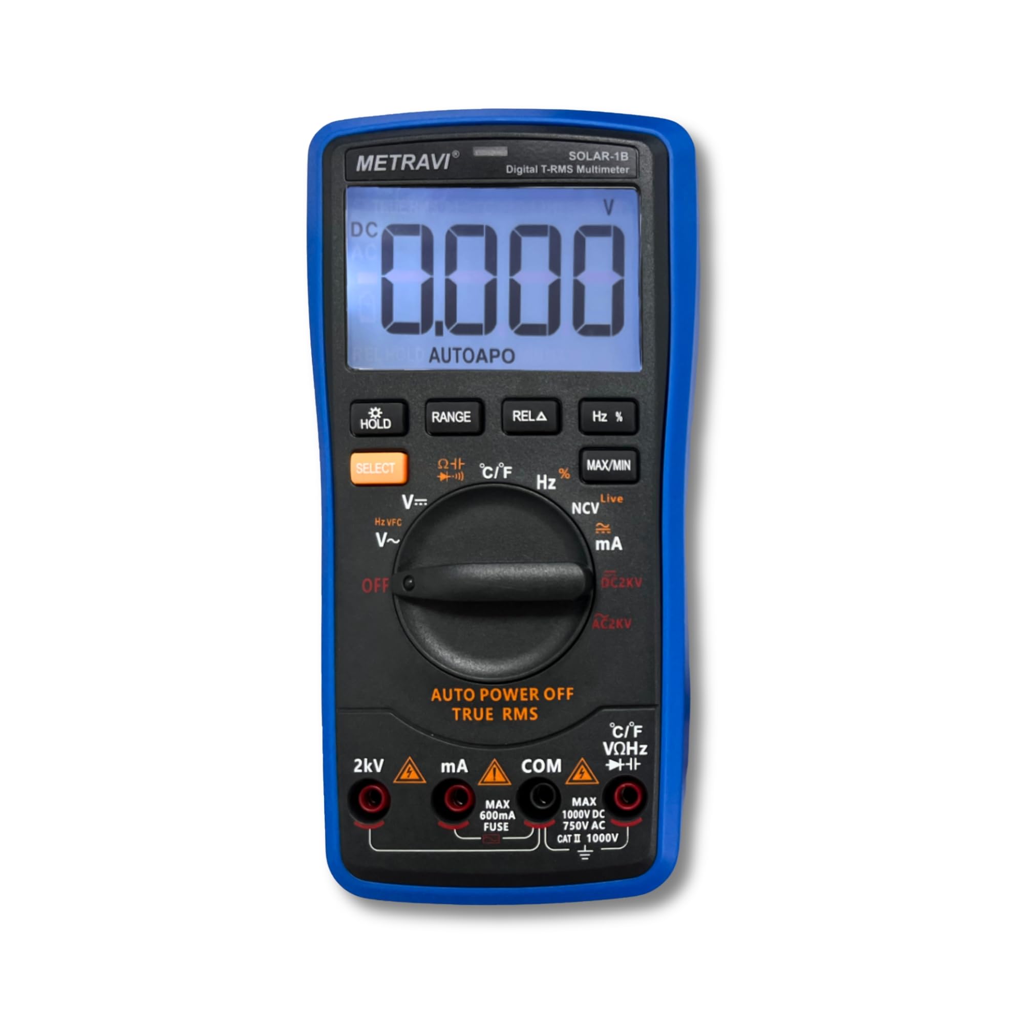 Metravi SOLAR-1B Digital TRMS Multimeter for AC/DC High Voltage 2000V (B0CP8BBR6L) Amazon Price History, Amazon Price Tracker