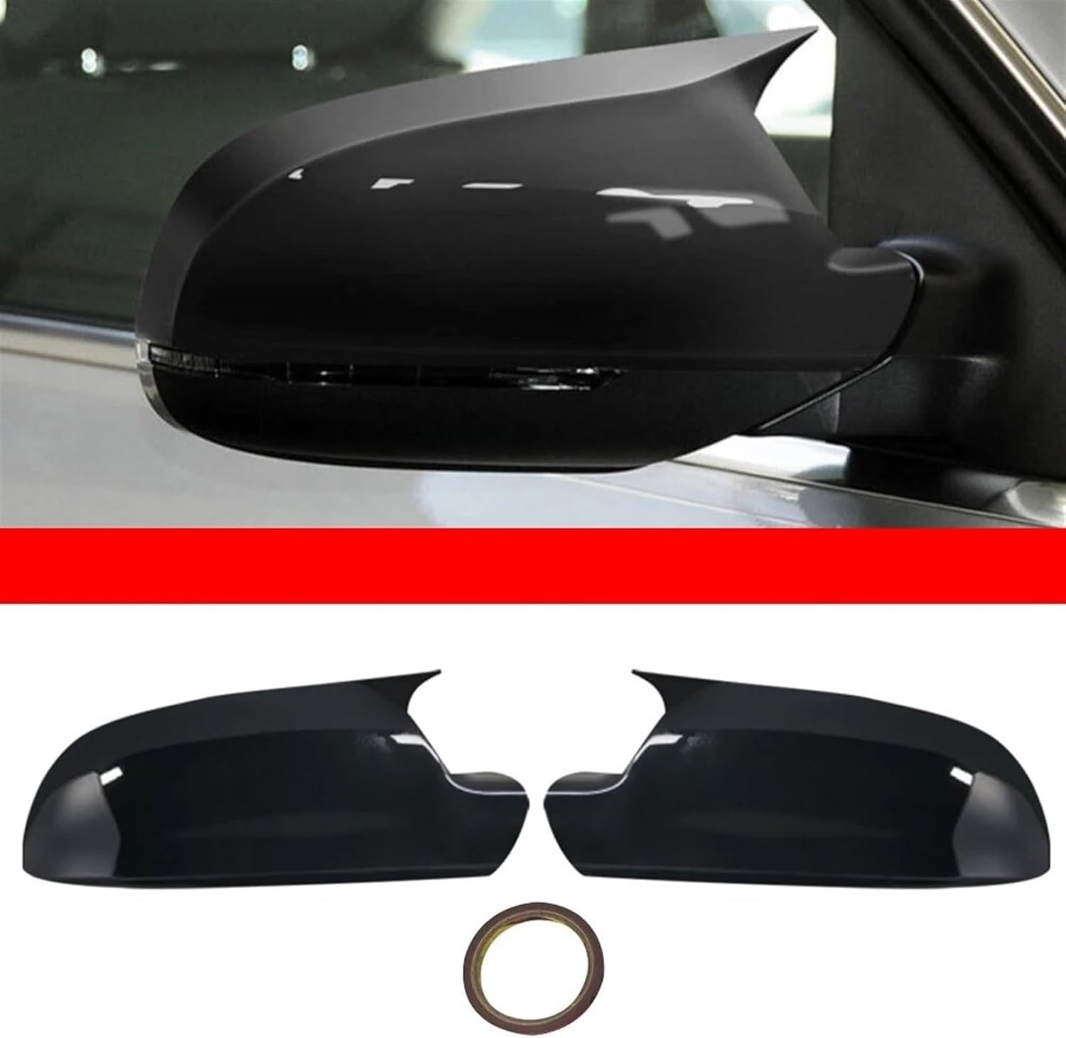 for for A3 8P A4 A5 S5 2011 2012 2013 2014 2015 2016 Car Rearview Side Mirror Cover Wing Cap Exterior Door Rear View Housing Trim