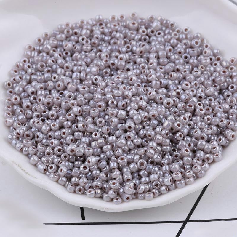 30000PCS 3.0MM Perle D'Imitazione Perline di Vetro per La Creazione di Gioielli Piccoli Perline di Pony Perline di Riso Mnin Perline per Braccialetti Fai da Te