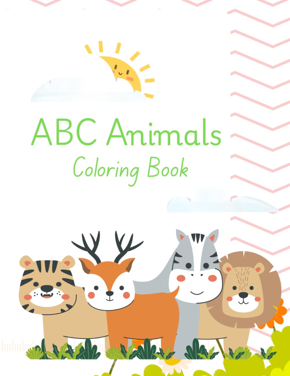 A-Z Animals Coloring Book: Fun Alphabet Coloring Pages for Kids Ages 3–7
