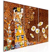 Gustav Klimt Arbre Runa Art - Peinture De Vie 120 X 40 Cm Tableau