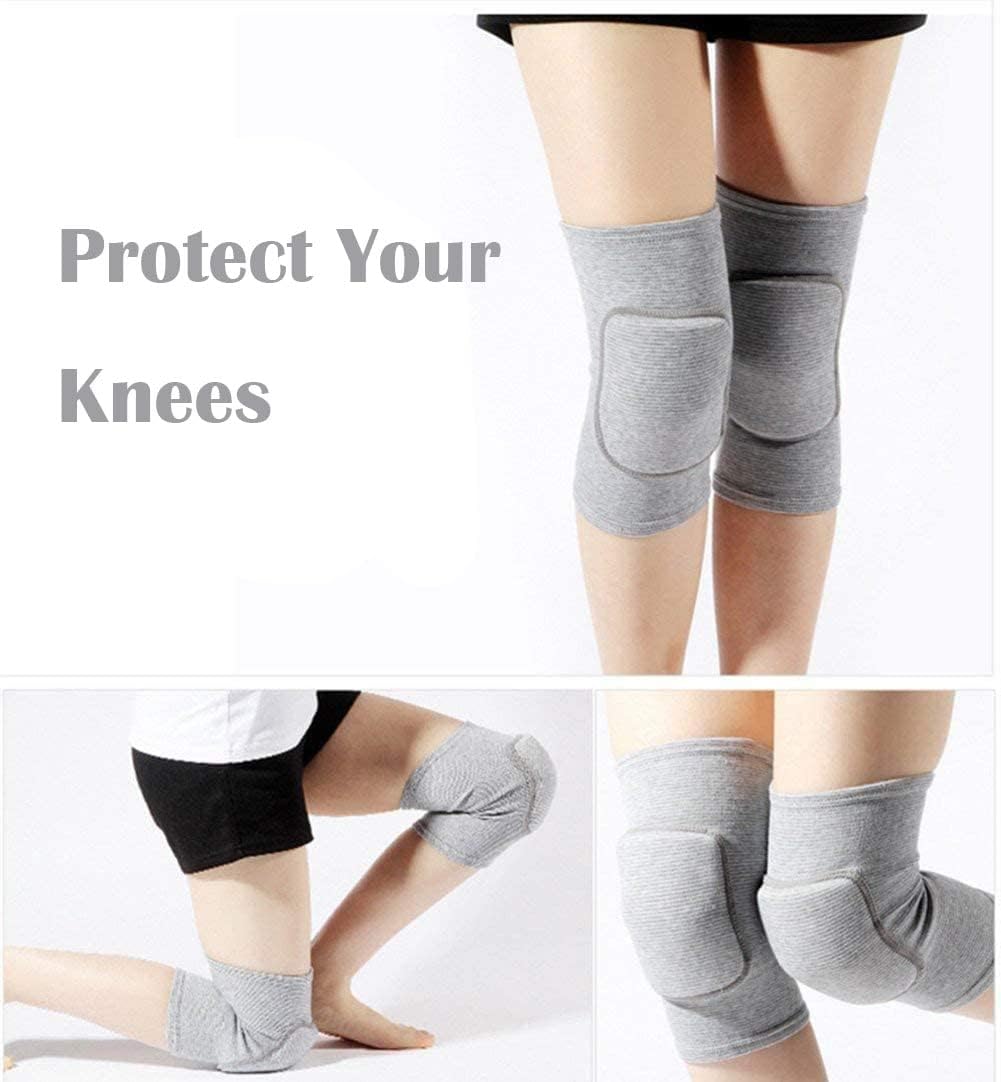 Protective Sponge Knee Pads for Volleyball, Soft Breathable Knee Support Knee Brace for Adult Kids Sports Dance Football Gym Skating : Sports & Outdoors