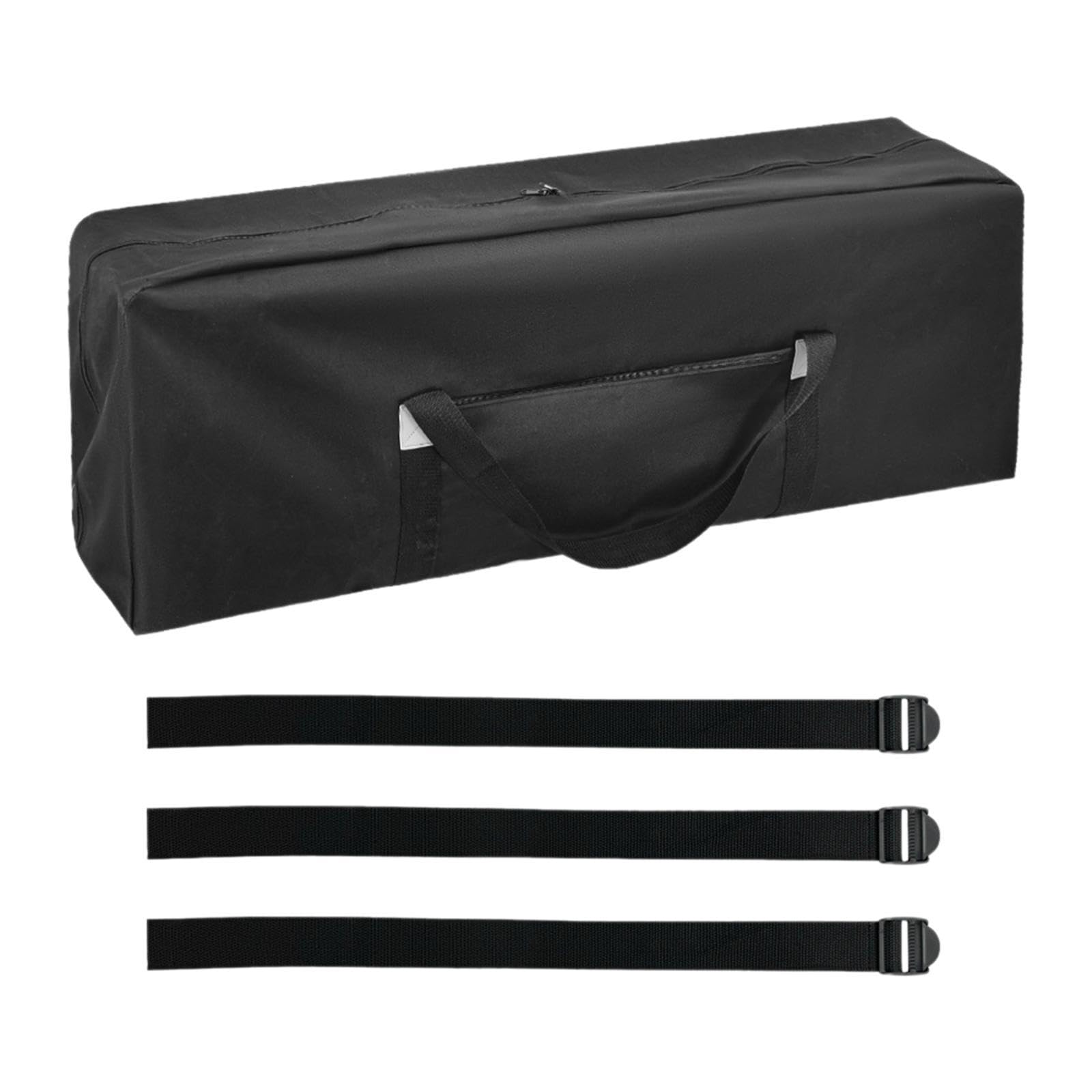 3 Pièces Sac de Scooter Pliable Sac de Rangement Oxford Imperméable avec Sangles de Fixation et Compartiment Latéral pour Porter Protéger Transporter