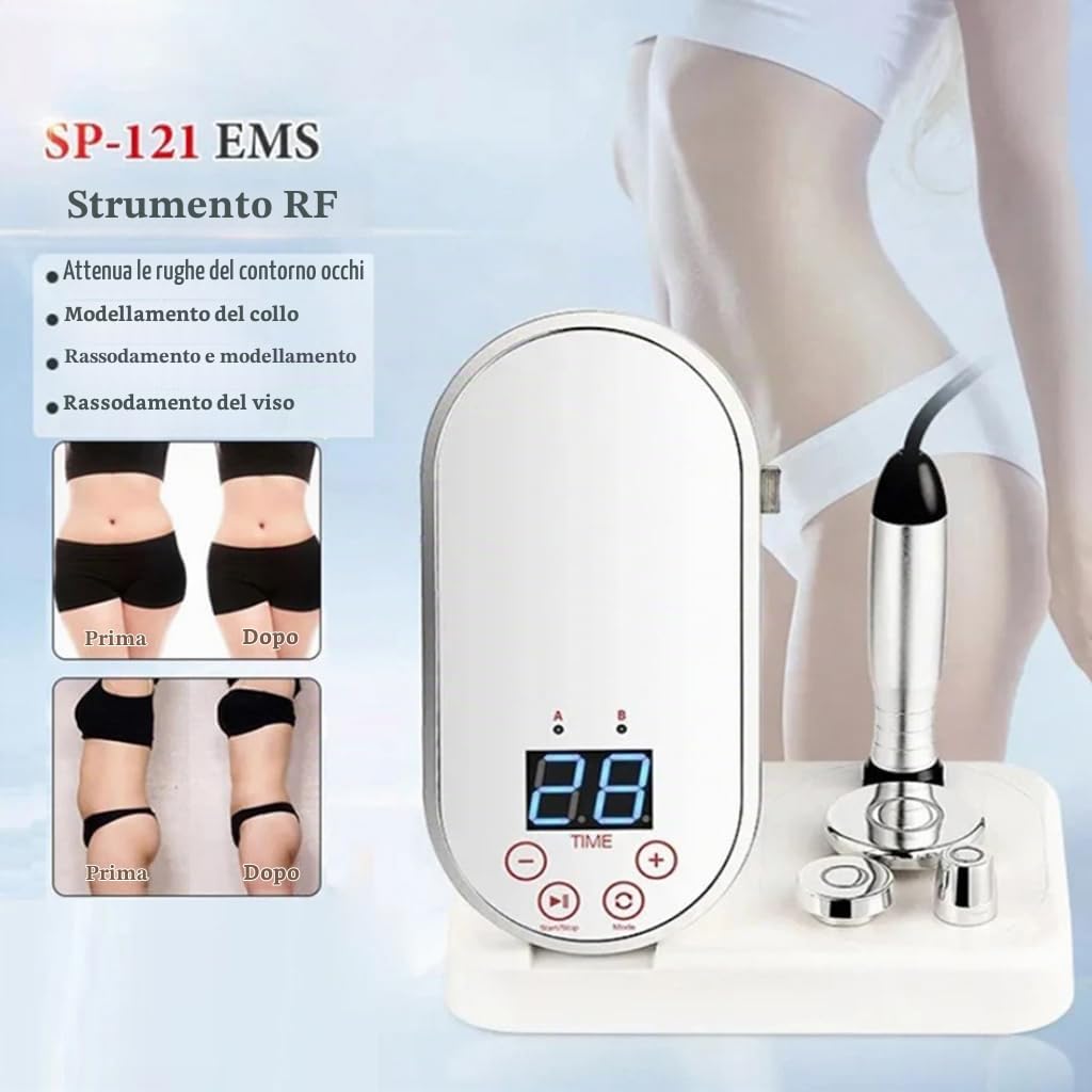 Macchina Radiofrequenza Viso E Corpo, Macchina Bellezza Viso, Professionale Dispositivo Di Bellezza Antirughe, Viso E Corpo Strumento Per Rassodare La Pelle A Radiofrequenza
