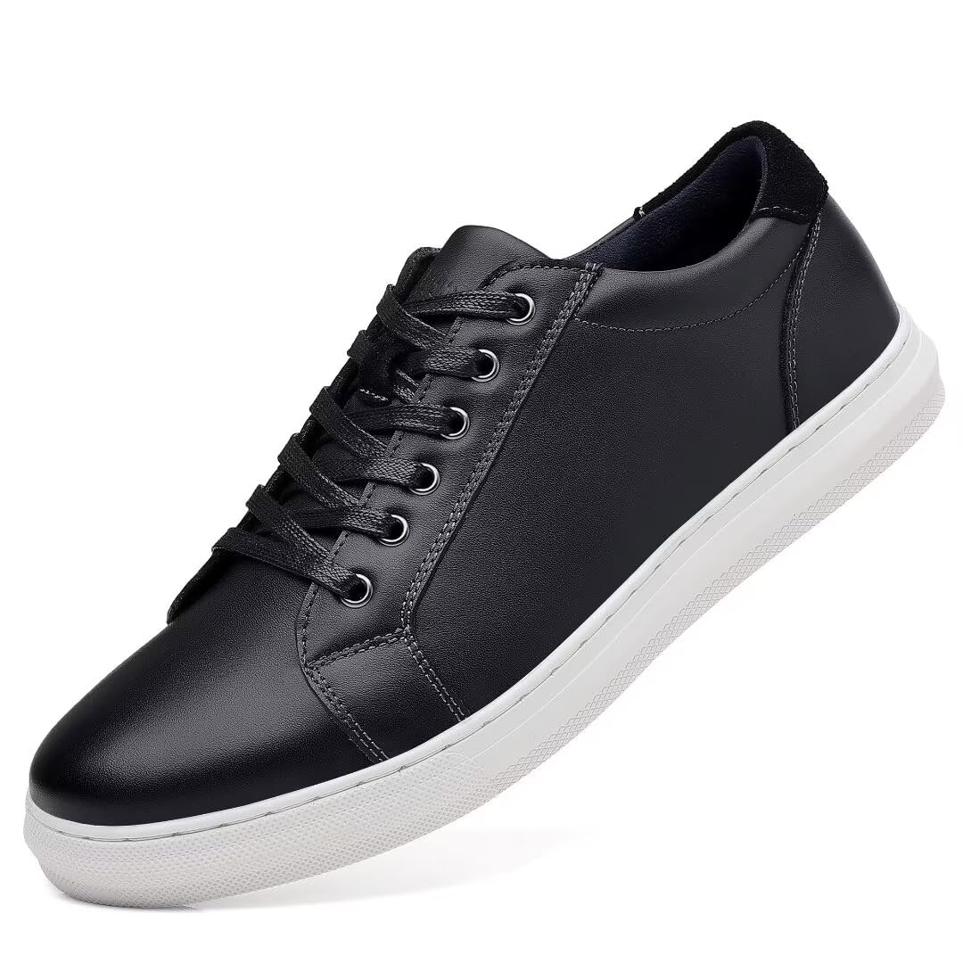 Arkbird Casual Sneakers Breathable Lace-Up Leather Walking Shoes Comfortable Fashion Sneakers for Men Daily Work product thumbnail 3