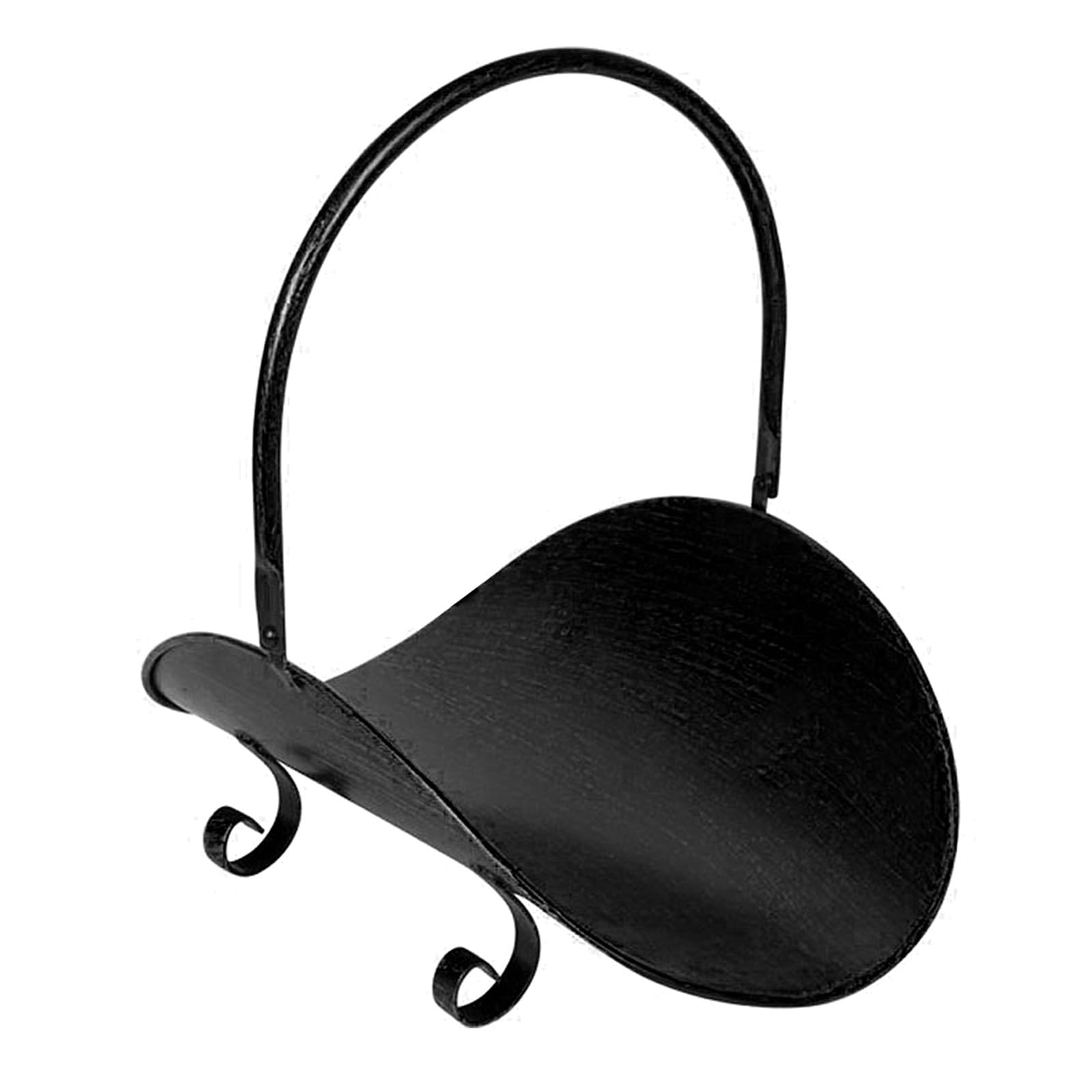 Portalegna da ardere, portalegna da ardere Portalegna in metallo elegante for interni for camino, dimensioni ideali for la casa moderna o classica(Black)