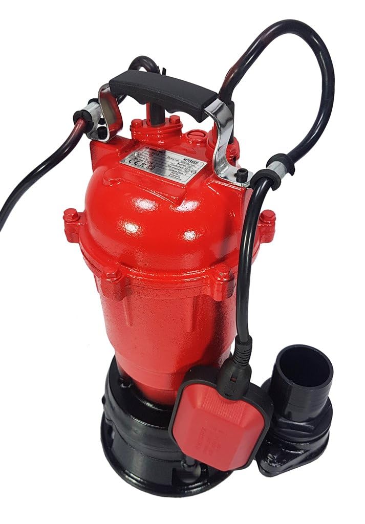Elettropompa sommersa 2" 750W pompa elettrica per acque scure sporche con galleggiante