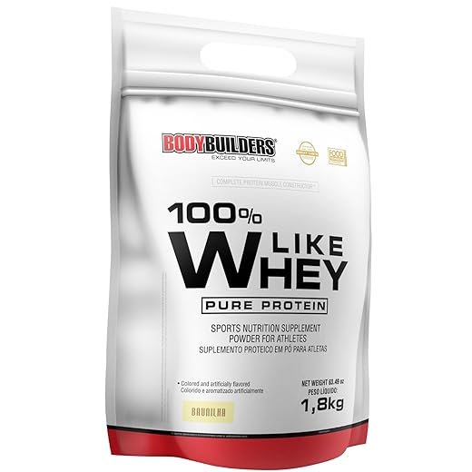 100% Like Whey Pure Protein 1,8kg Baunilha – Bodybuilders