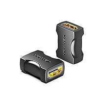 VENTION HDMI Connectors 2 Pack, HDMI Coupler Female to Female Connectors – 4K 60Hz HDMI 2.0 High-Speed HDMI Extension