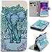 Note4 Case, Galaxy Note4 Flip Case,Gift_Source [Stand Feature] Case Wallet [Wallet S] Premium Wallet Case Flip Cover for Samsung Galaxy Note4 - Elephant Damask Pattern +1 X Screen Protector and Stylus Pen