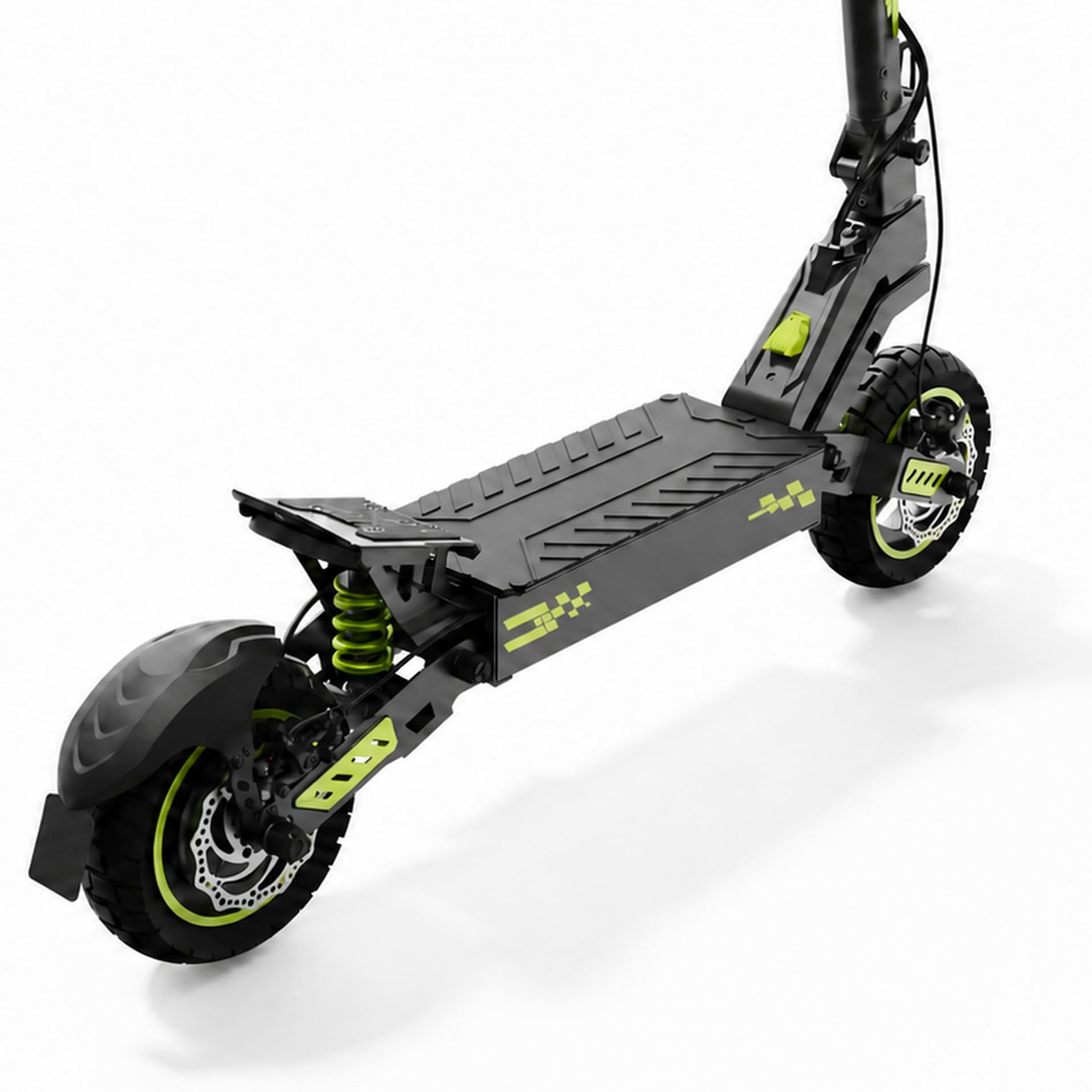 D1P Monopattino Elettrico Adulto, Autonomia Massima di 55 KM, 10" Monopattino Elettrico Pieghevole, App, Carico 150 KG, Manubrio Regolabile, Sospensione Quadrupla