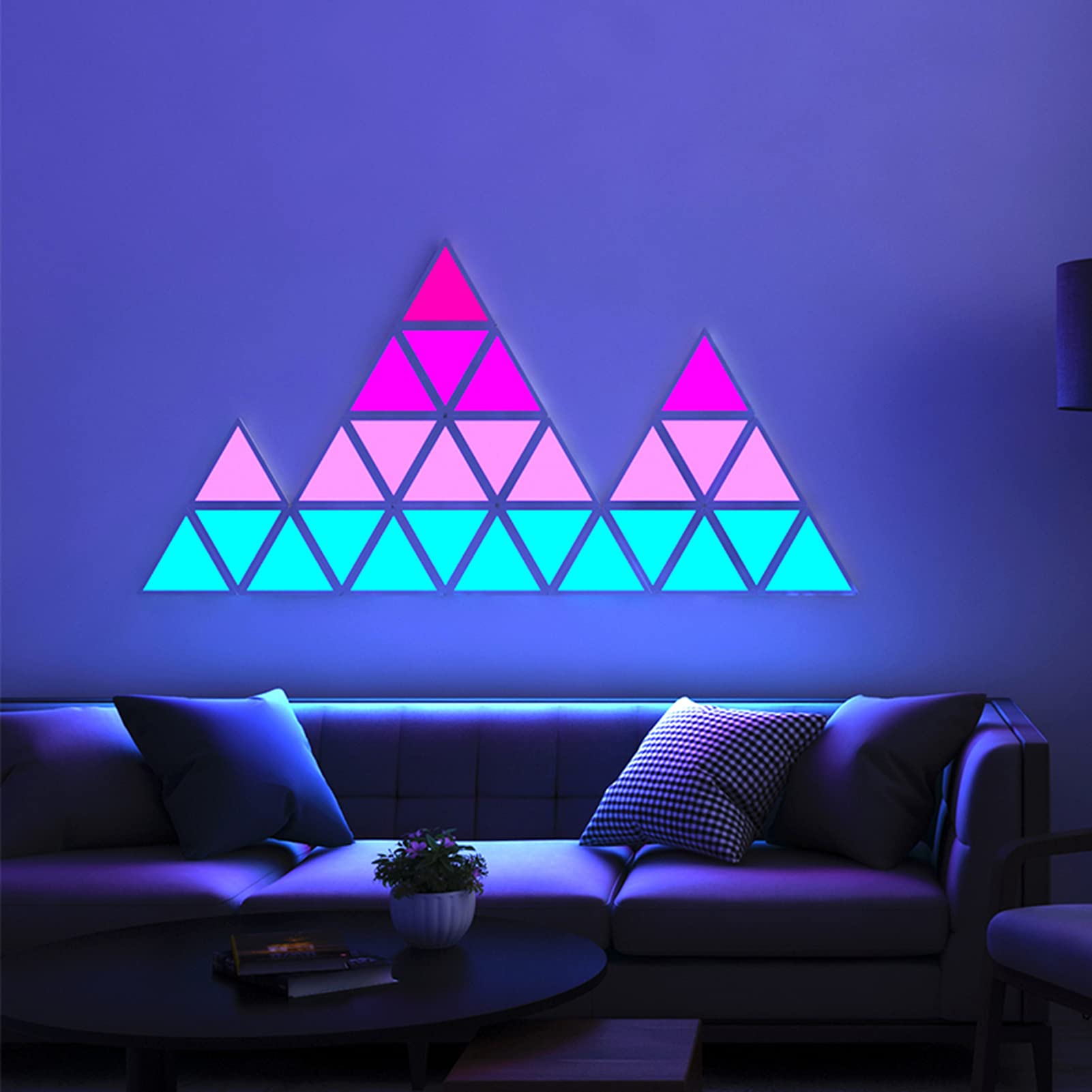 AYBINO RGB LED Smart Light Panels, Smart Home Night Light Decor, DIY Smart Home Gadget for iPhone Apple Homekit Alexa Smart Speaker