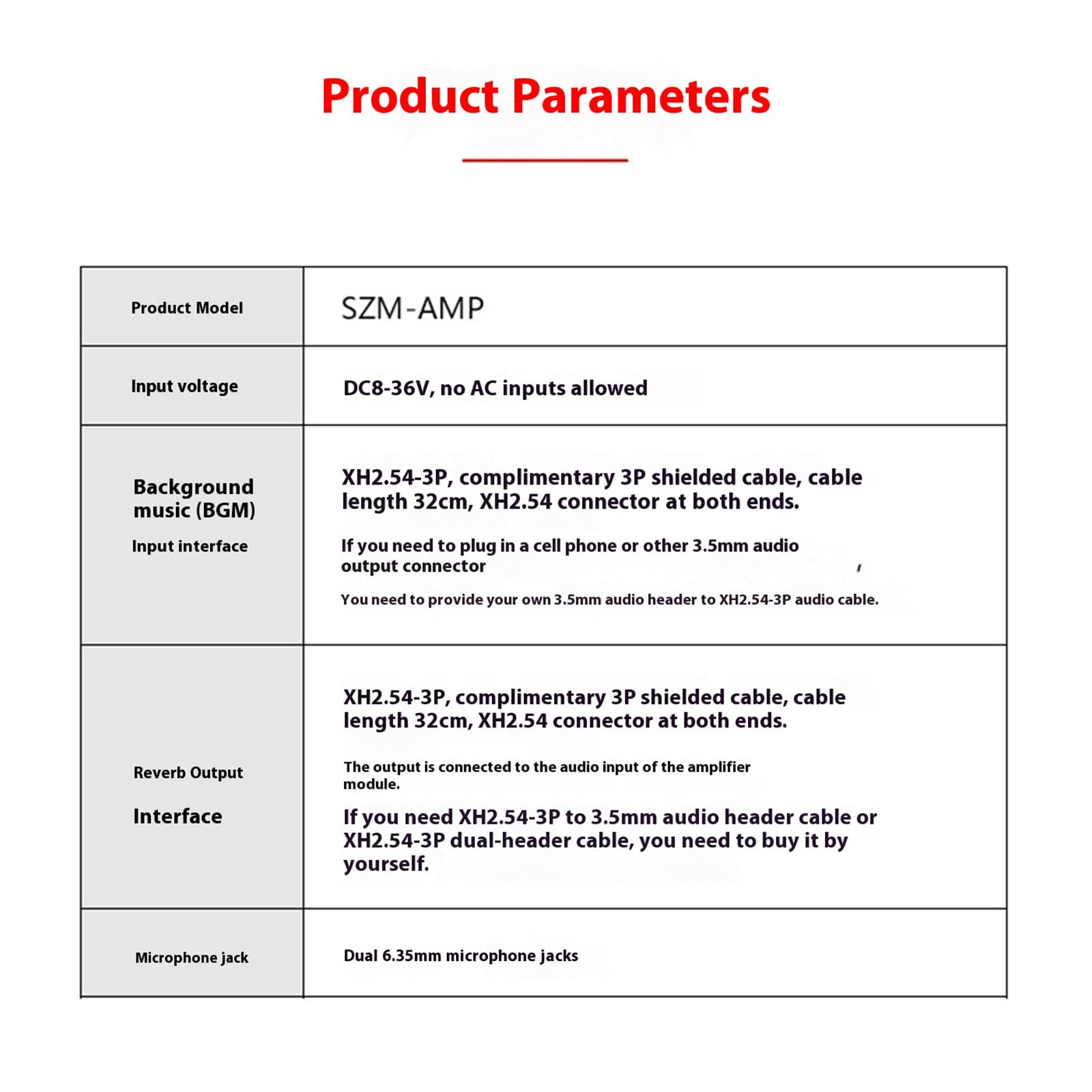 8–36 V DSP Karaoke Nachhallplatine Frontbühne Mikrofon Vorverstärker Modul Schaltung Ersatz Zubehör Kabelvorverstärker