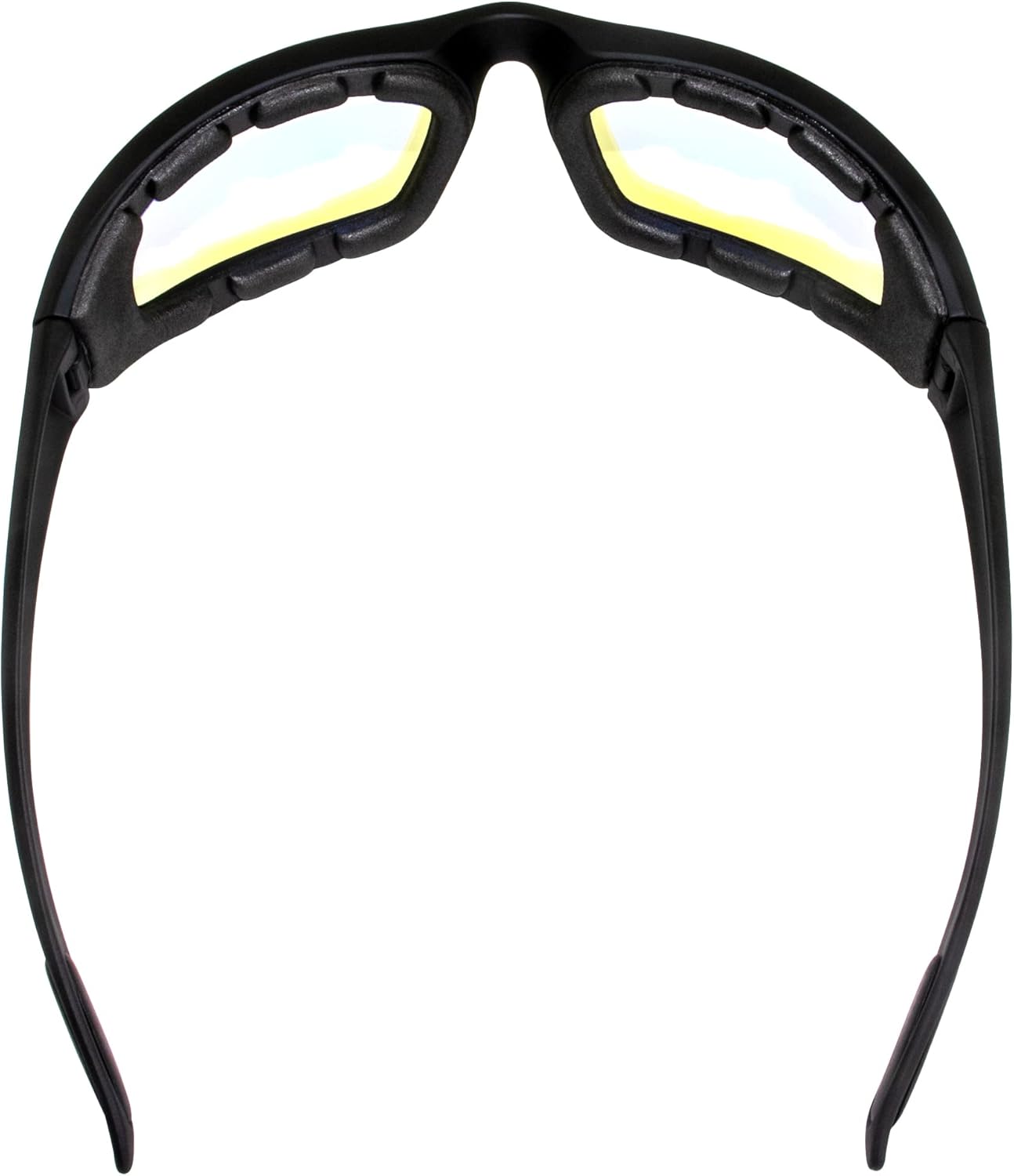 Global Vision Kickback 24-Hour Auto-Darkening Transitional Photochromic Blue Mirror Lens Black Padded Frame Safety Sunglasses - Image 8