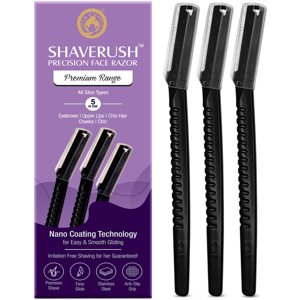 See full amazon price history chart for Mom & World ShaveRush Women Precision Face Razors, For Instant Hair Removal with Nano Coating Technology, 5 IN 1 - Eyebrows, Upper Lip, Chin, Sideburns, Bikini Line - Pack of 3 Mom & World ShaveRush Women Precision Face Razors, For Instant Hair Removal with Nano Coating Technology, 5 IN 1 - Eyebrows, Upper Lip, Chin, Sideburns, Bikini Line - Pack of 3 (B09QWTXJ4F) Amazon Price History, Amazon Price Tracker