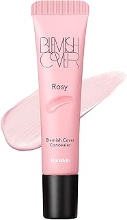 Sponsored Ad - Hanskin Rosy Blemish Cover, Dark Circle Cover, Full Coverage Color Correcting Concealer [Rosy/9g]