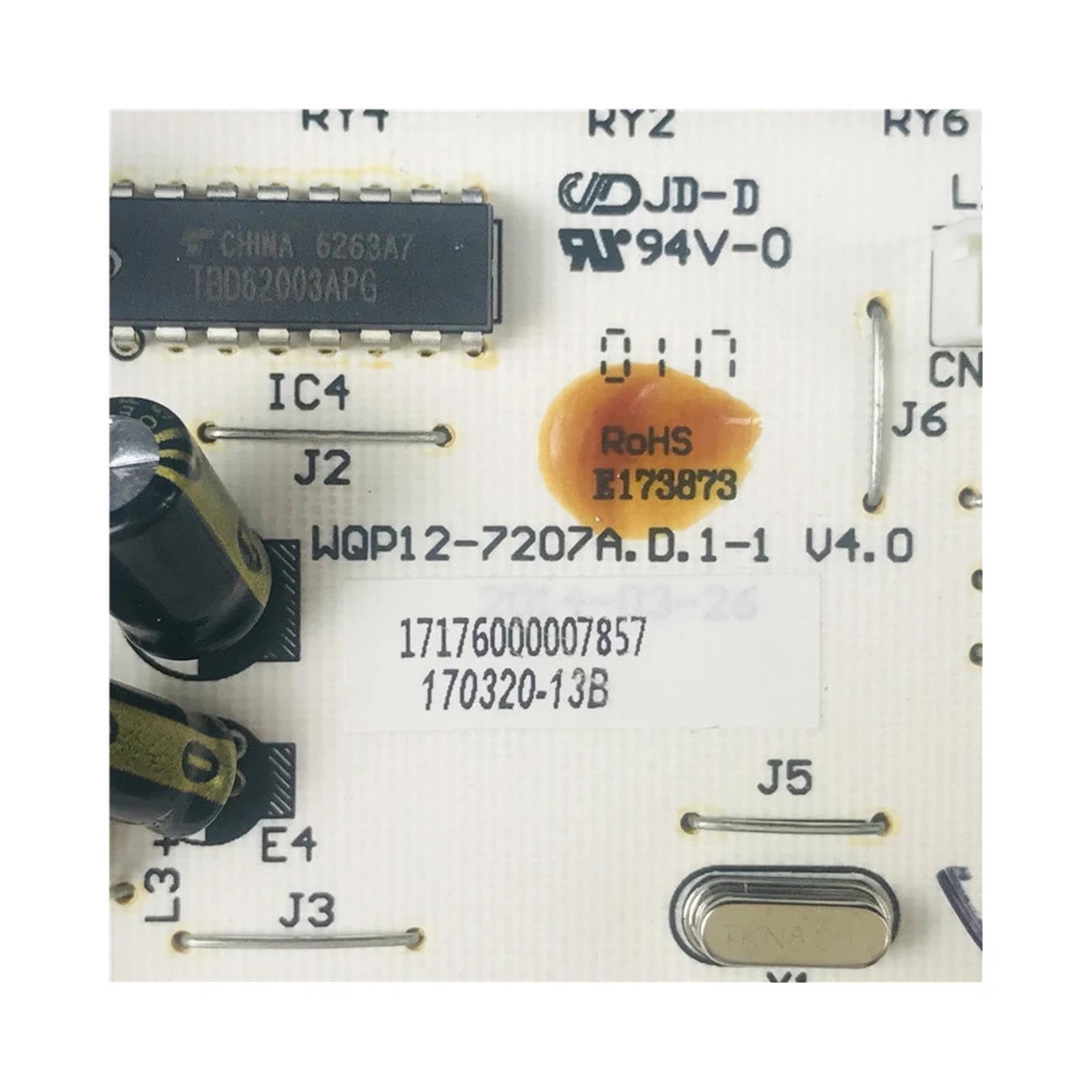 Placa Control Principal Lavavajillas WQP12-7207A.D.1-1,Compatible Con Midea