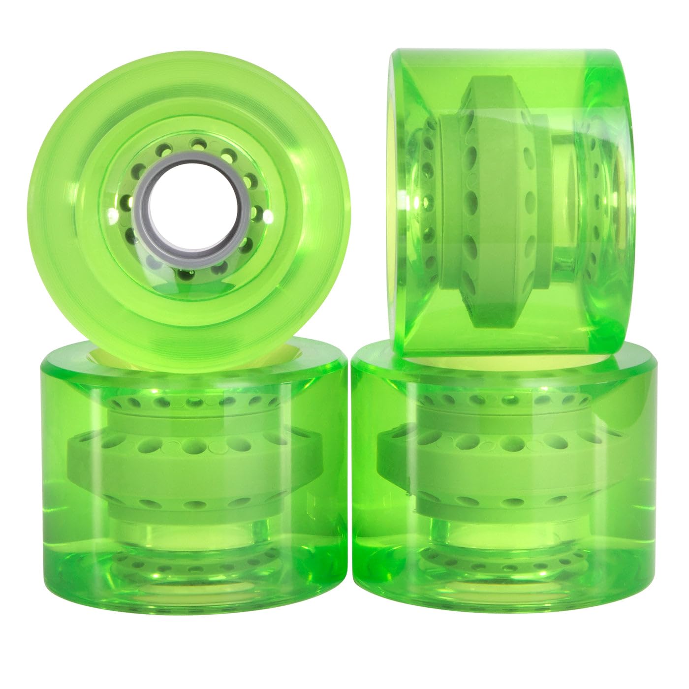 Cal 7 Longboard Skateboard Lot de 4 roues en gel 70 mm