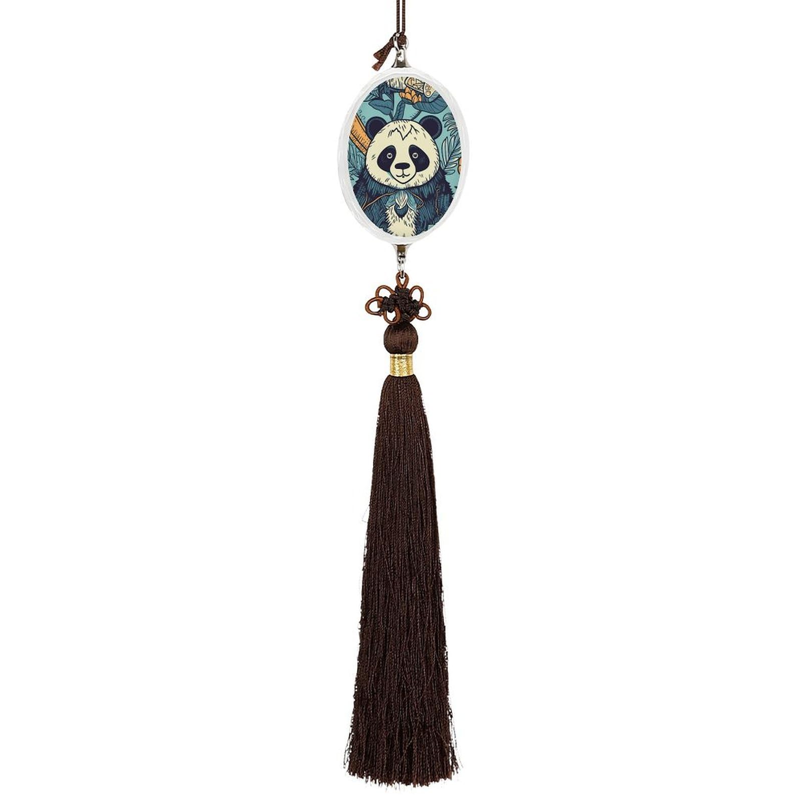 Crystal Auto Pendant Charms Ellipse Crystal Car Rear View Mirror Charms Leaves And Pineapple Auto Hanging Interior Ornament Pendant Car Interior Accessories for Women Men CarCharms Decor