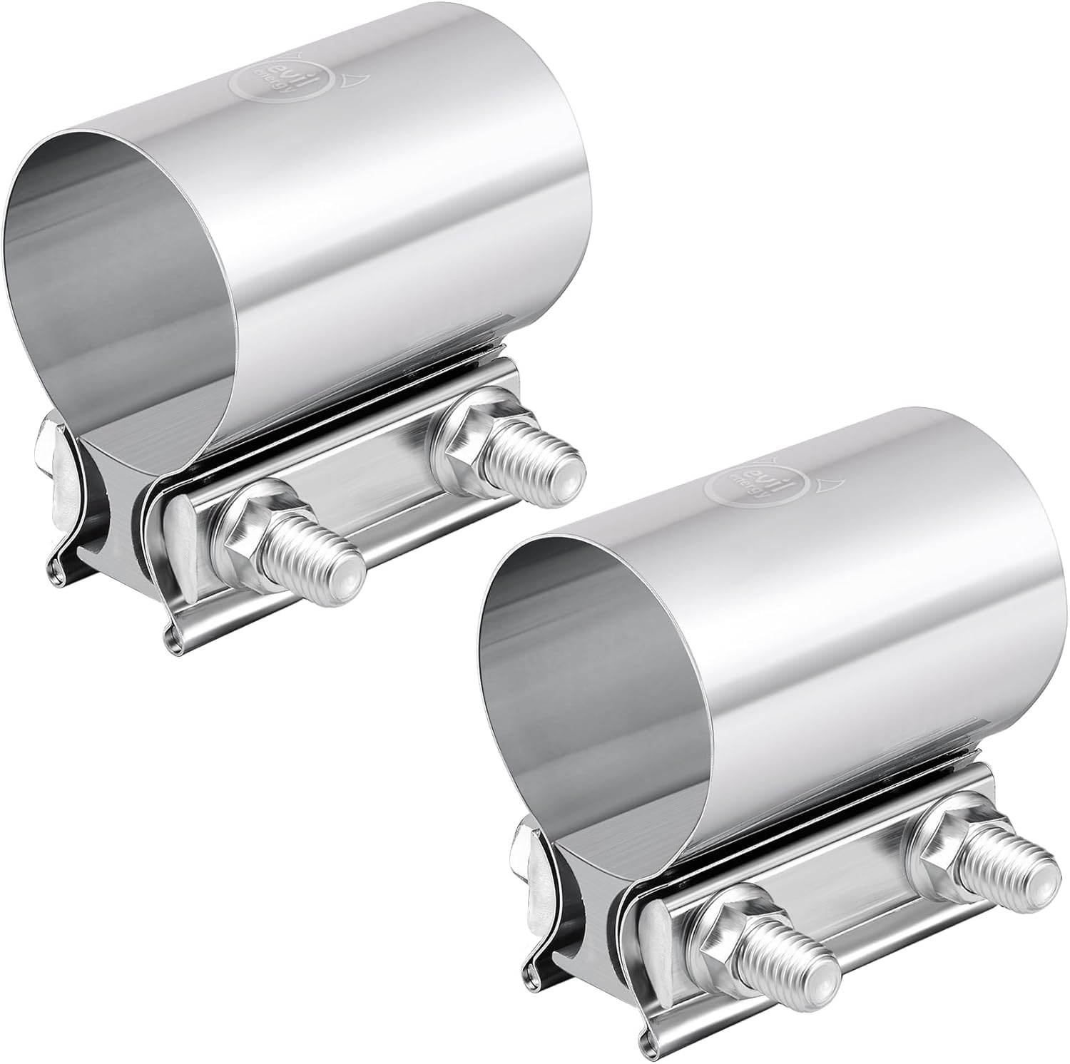 2.5 Inch Stainless Steel Butt Joint Exhaust Band Clamp Sleeve For Exhaust Pipes - Foto 8