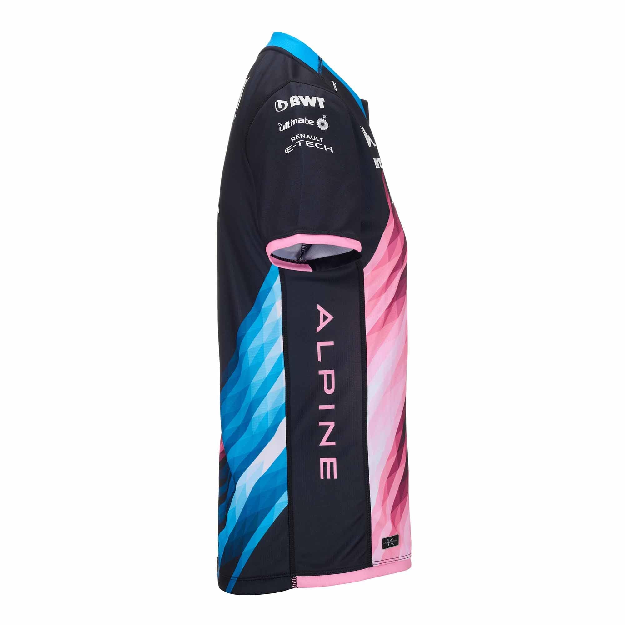 Kappa - Maillot Kombat Lady Ocon BWT Alpine F1 Team 2024 pour Femme - Noir - Taille 2XL